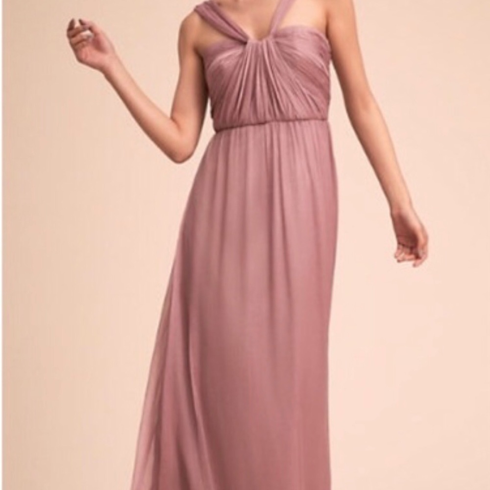 BHLDN Porto Dress, Rose Quartz